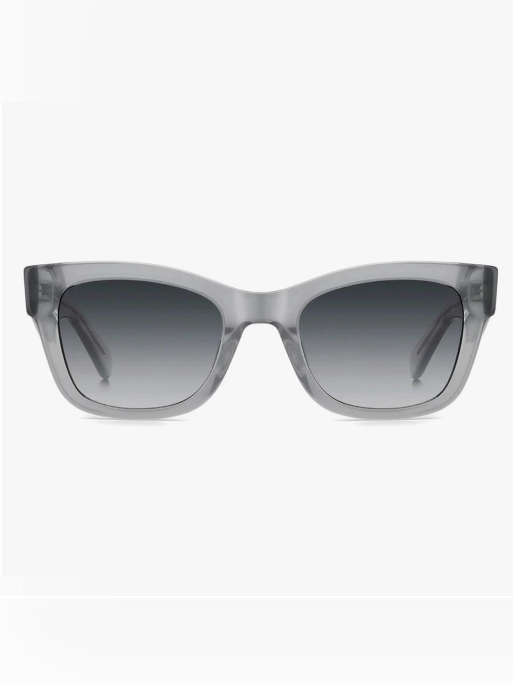 Kate Spade gray aimee 50mm gradient cat eye sunglasses w/case. NWT